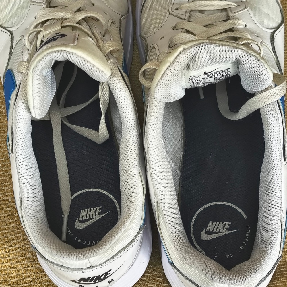 Nike Air Max SC Mens 10.5 White Blue Running Shoes CW4555-113 Sneakers - Picture 11 of 15